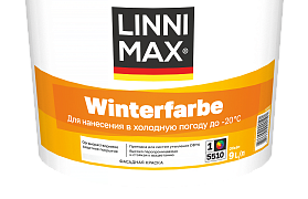 Краска фасадная всесезонная Linnimax Winterfarbe матовая, база 1